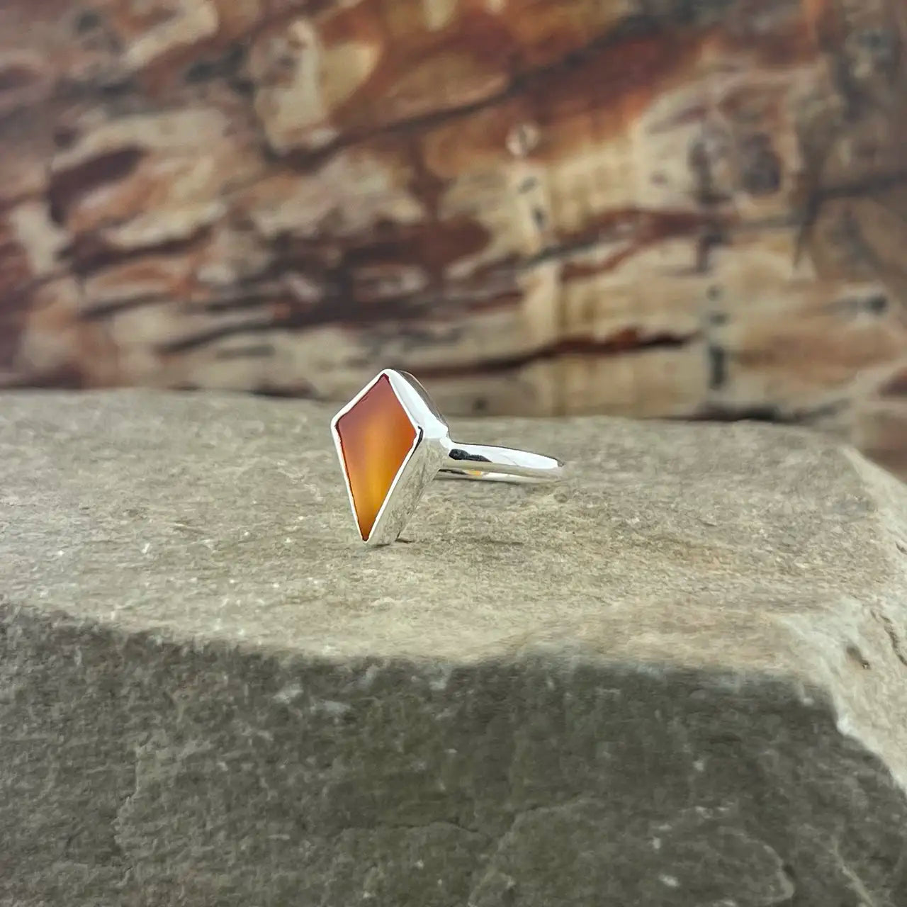 Carnelian Shield 2.0 Ring