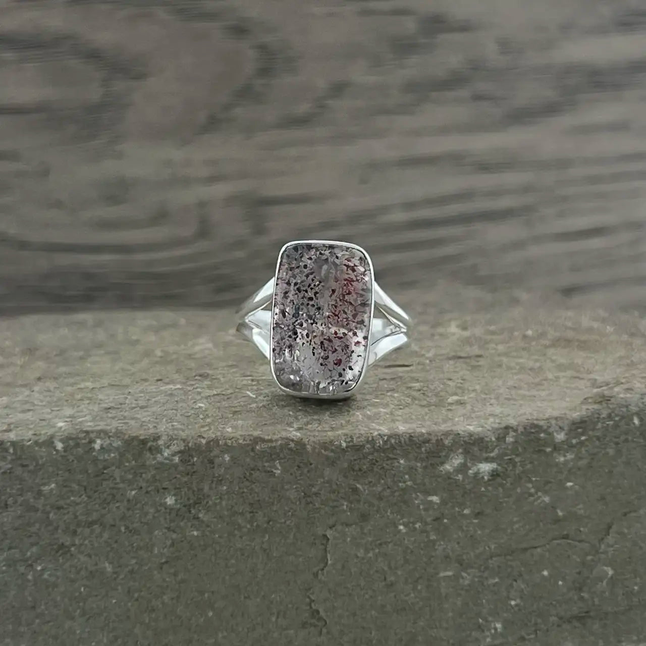 ORIRE LUCKY QUARTZ STERLING SILVER RING