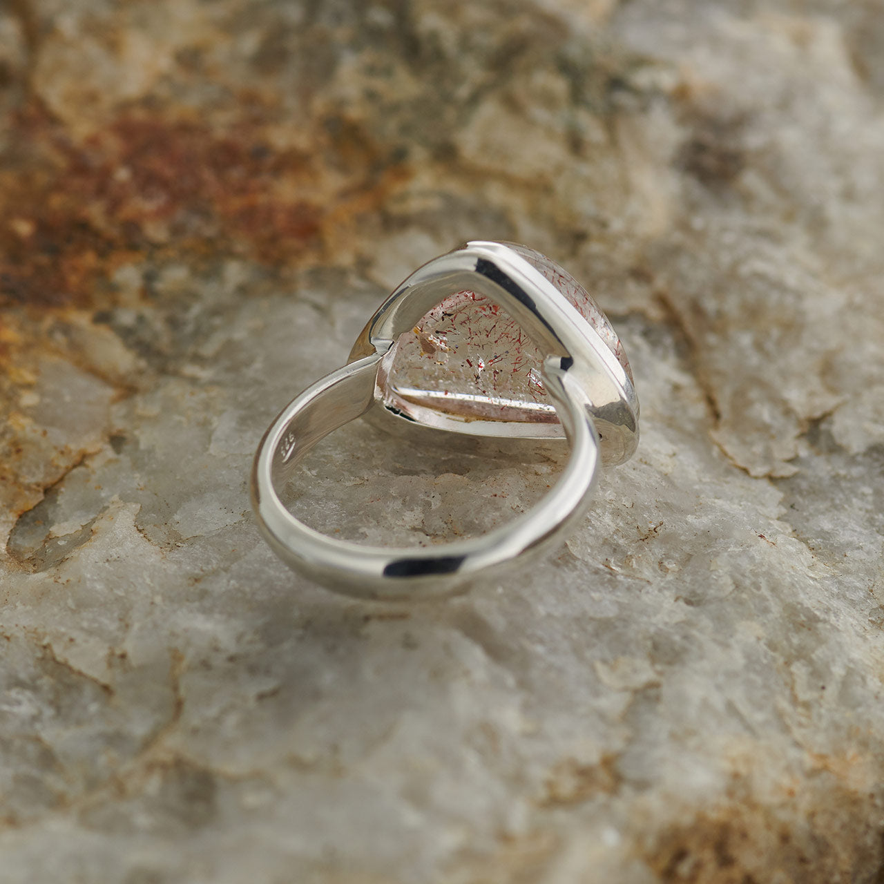 ORIRE LUCKY QUARTZ STERLING SILVER RING