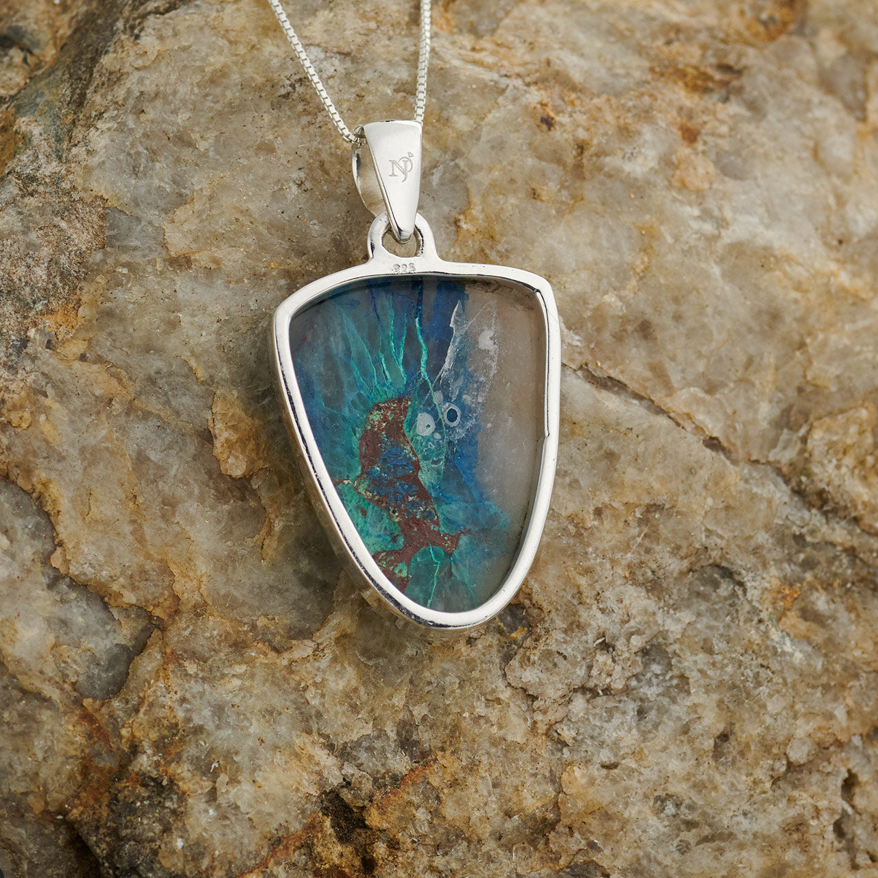 SHATTUCKITE STERLING SILVER PENDANT