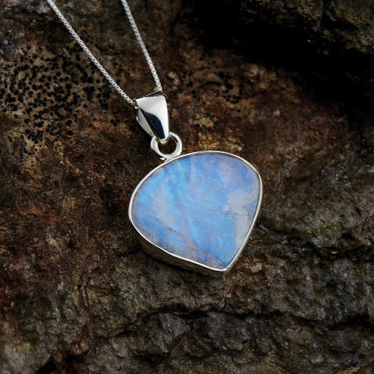 MOONSTONE STERLING SILVER PENDANT