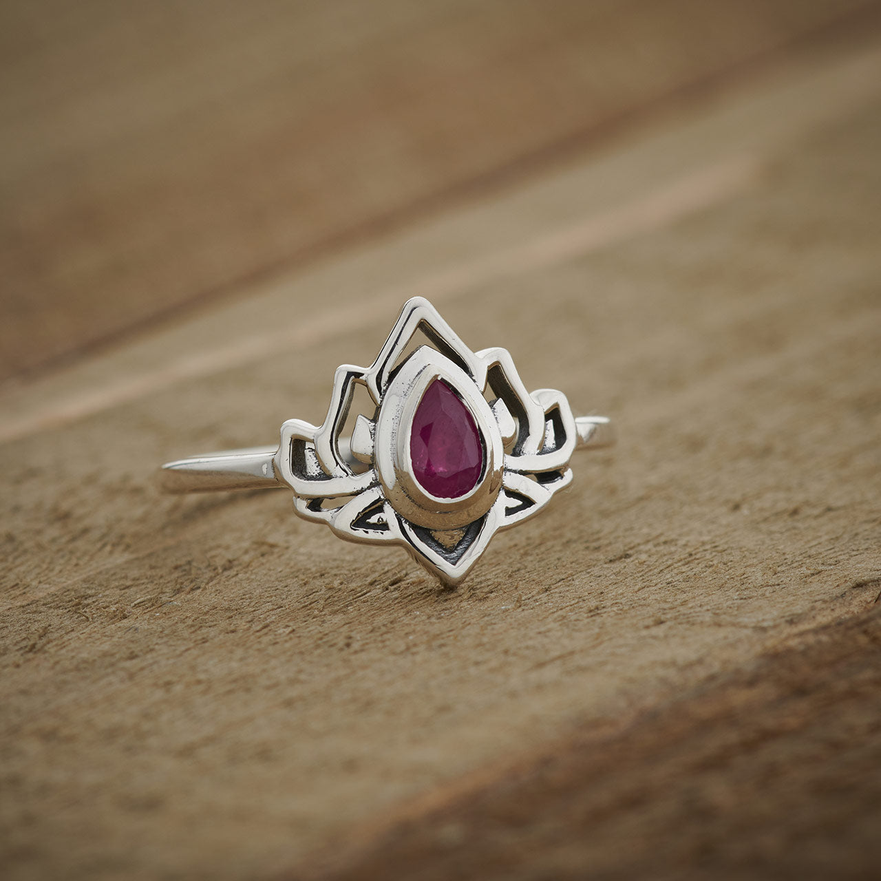 RUBY STERLING SILVER LOTUS 3.0