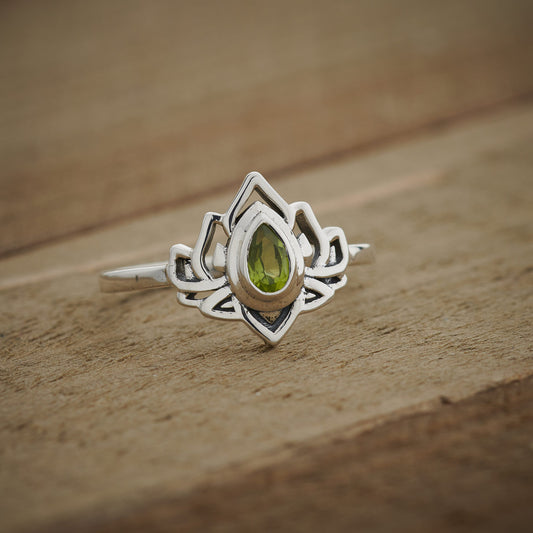 PERIDOT STERLING SILVER LOTUS 3.0