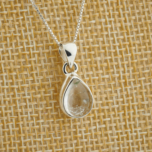 HYALITE OPAL STERLING SILVER PENDANT