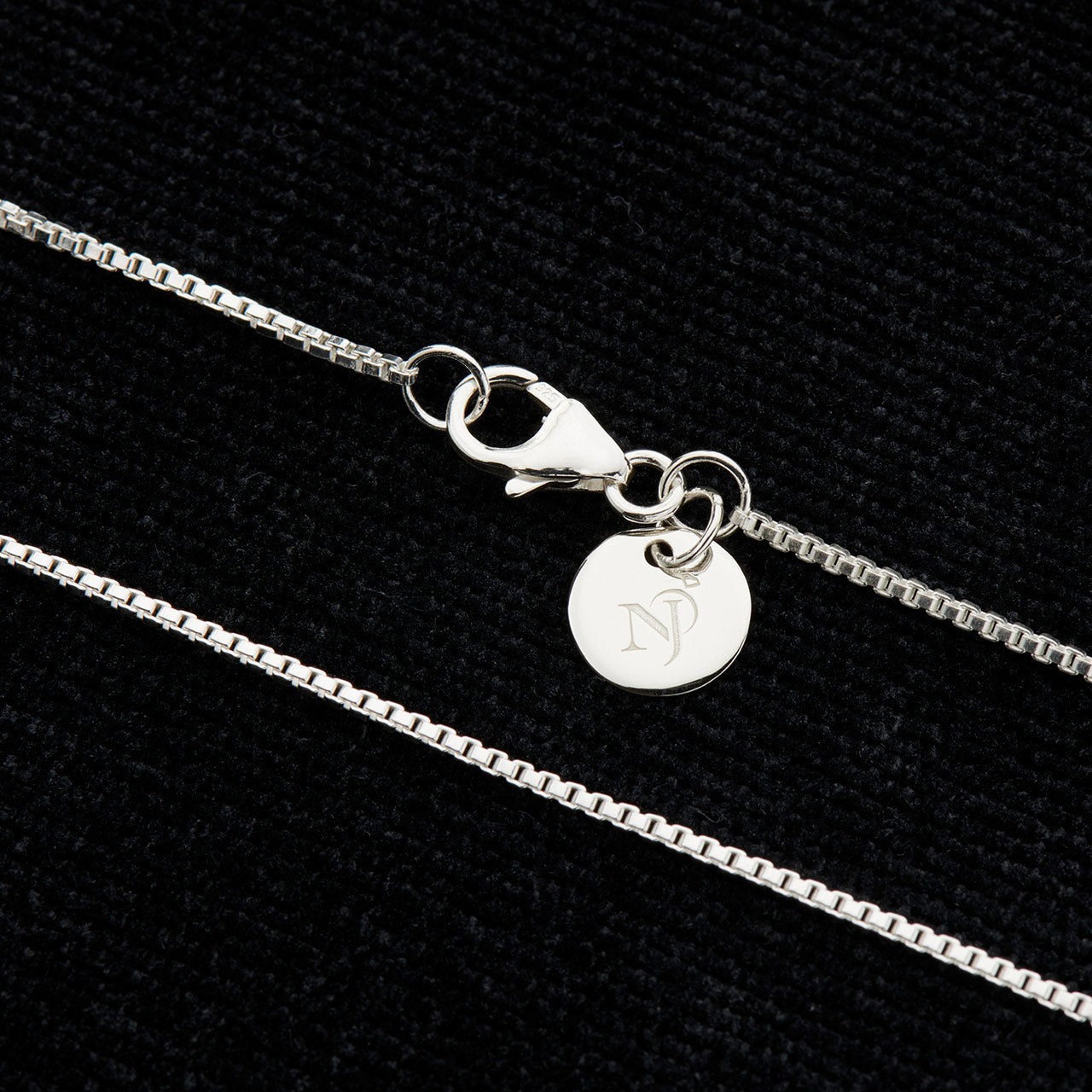 BOX ADJUSTABLE STERLING SILVER CHAIN SIZE 16