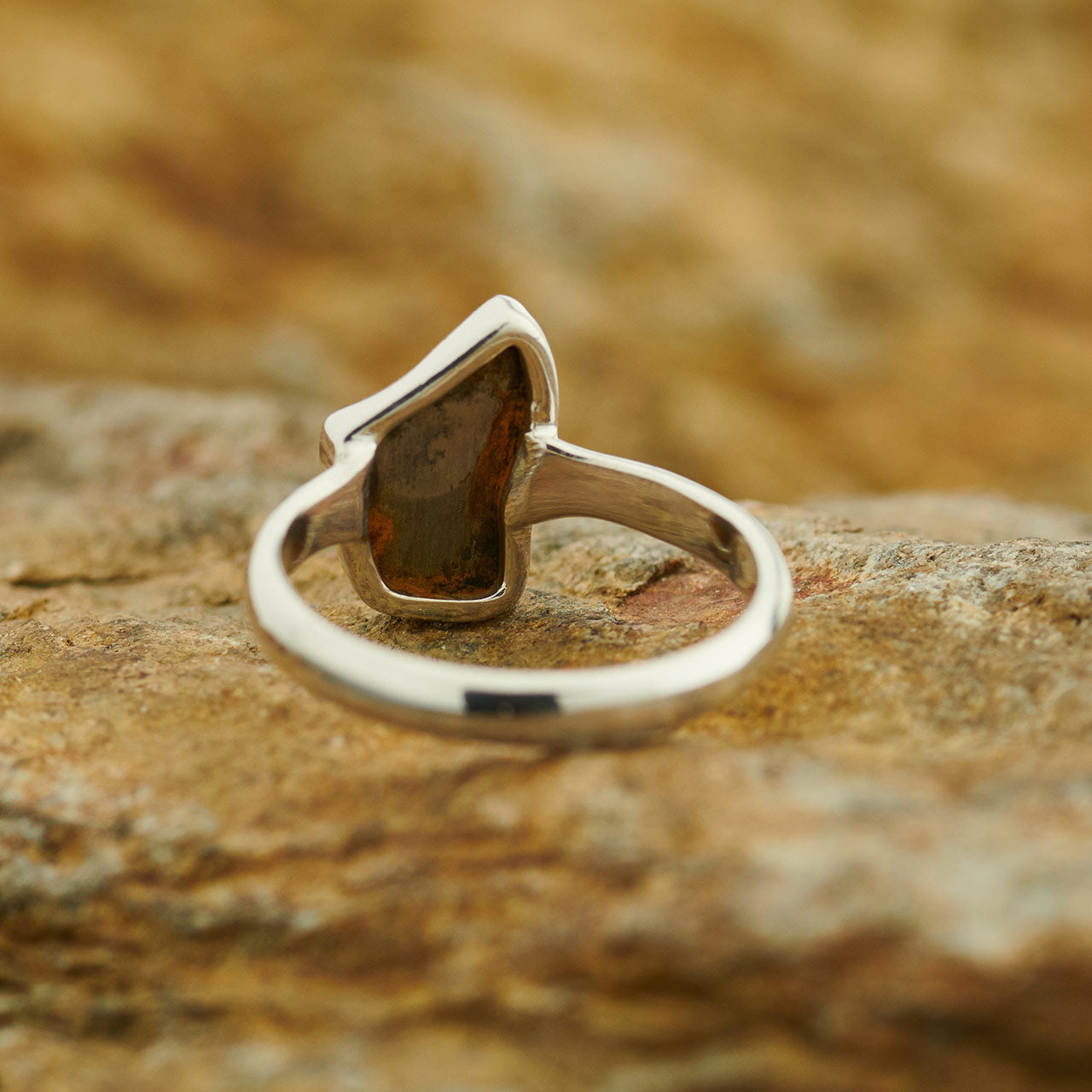 METEORITE CAMPO DEL CIELO STERLING SILVER RING