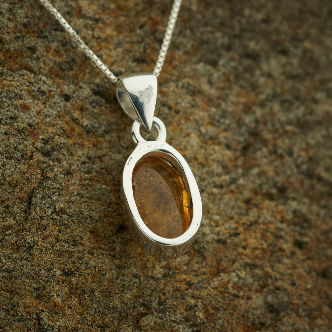 IMPERIAL TOPAZ STERLING SILVER PENDANT