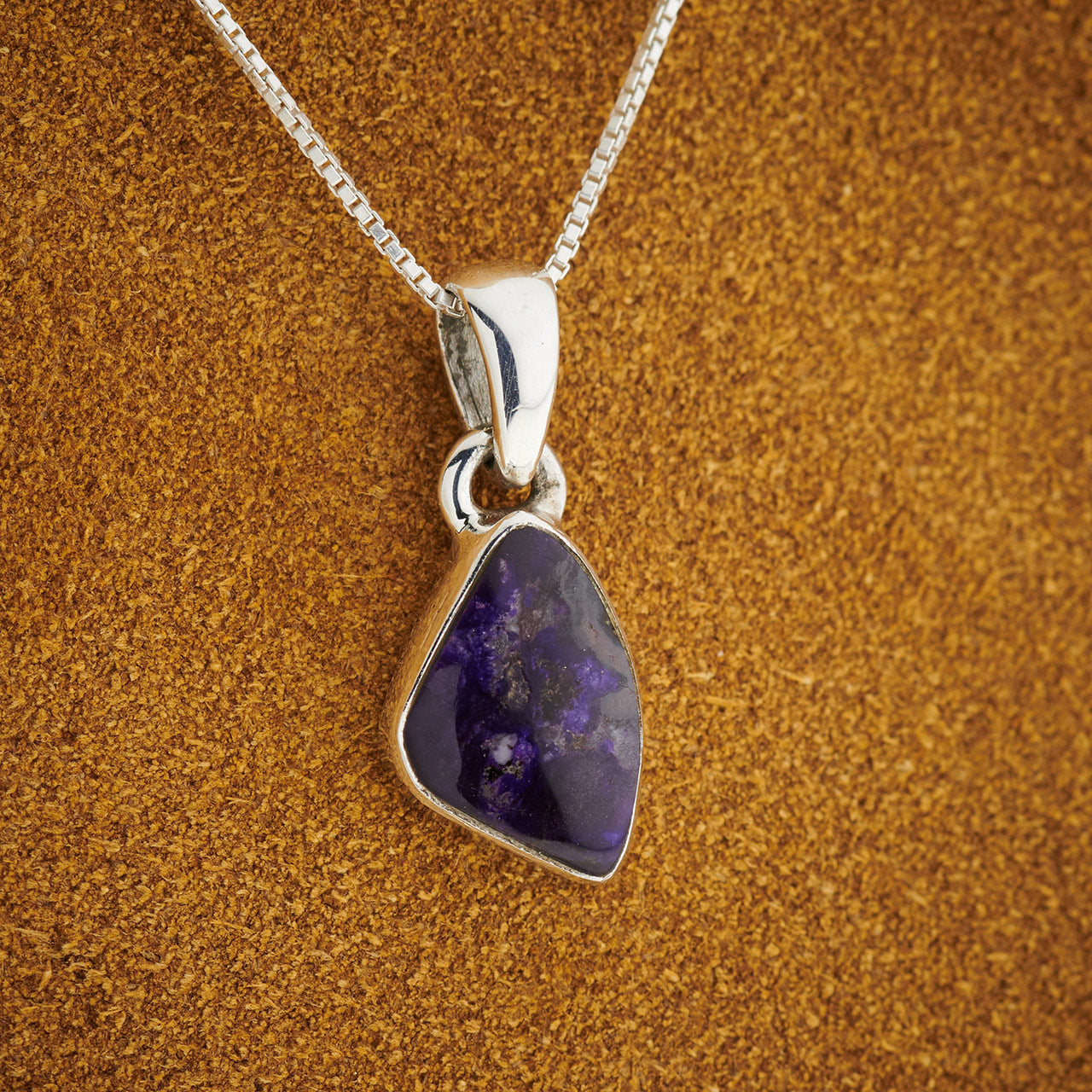 SUGILITE STERLING SILVER PENDANT