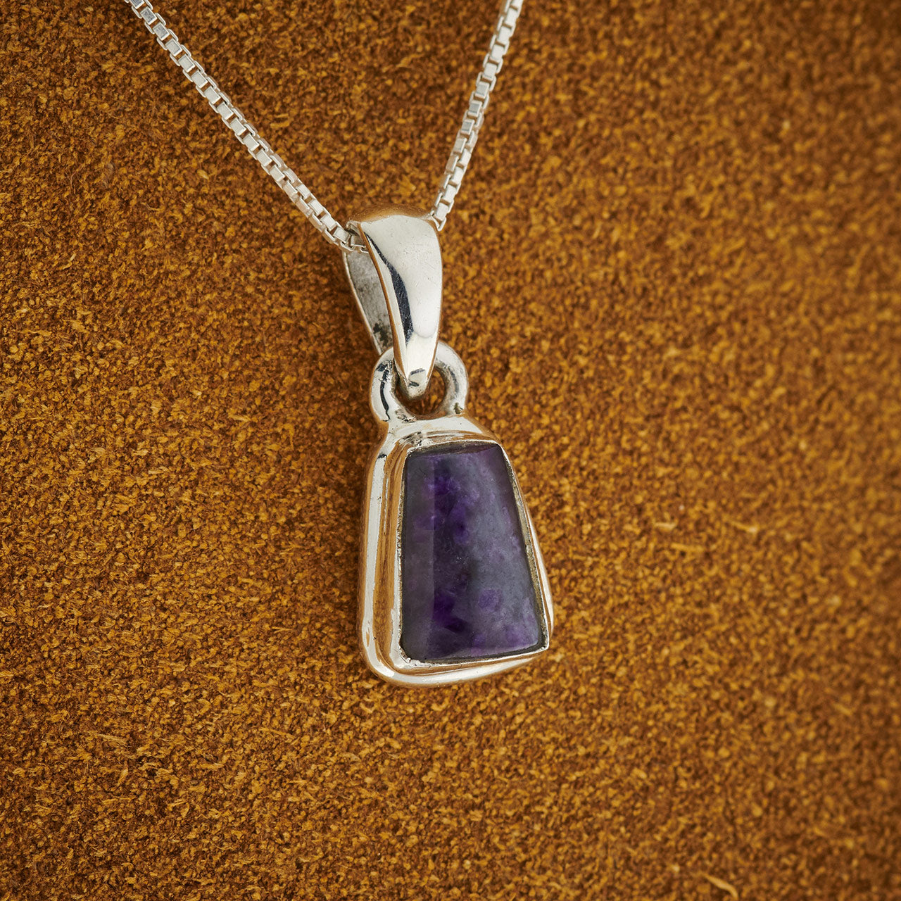 SUGILITE STERLING SILVER PENDANT