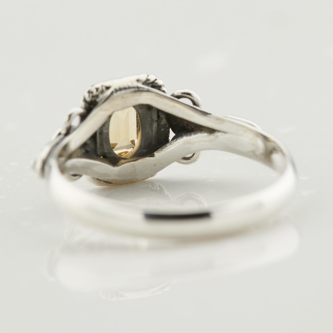 CITRINE STERLING SILVER ORION RING