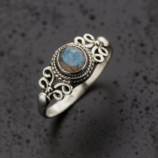 LABRADORITE STERLING SILVER EDEN RING