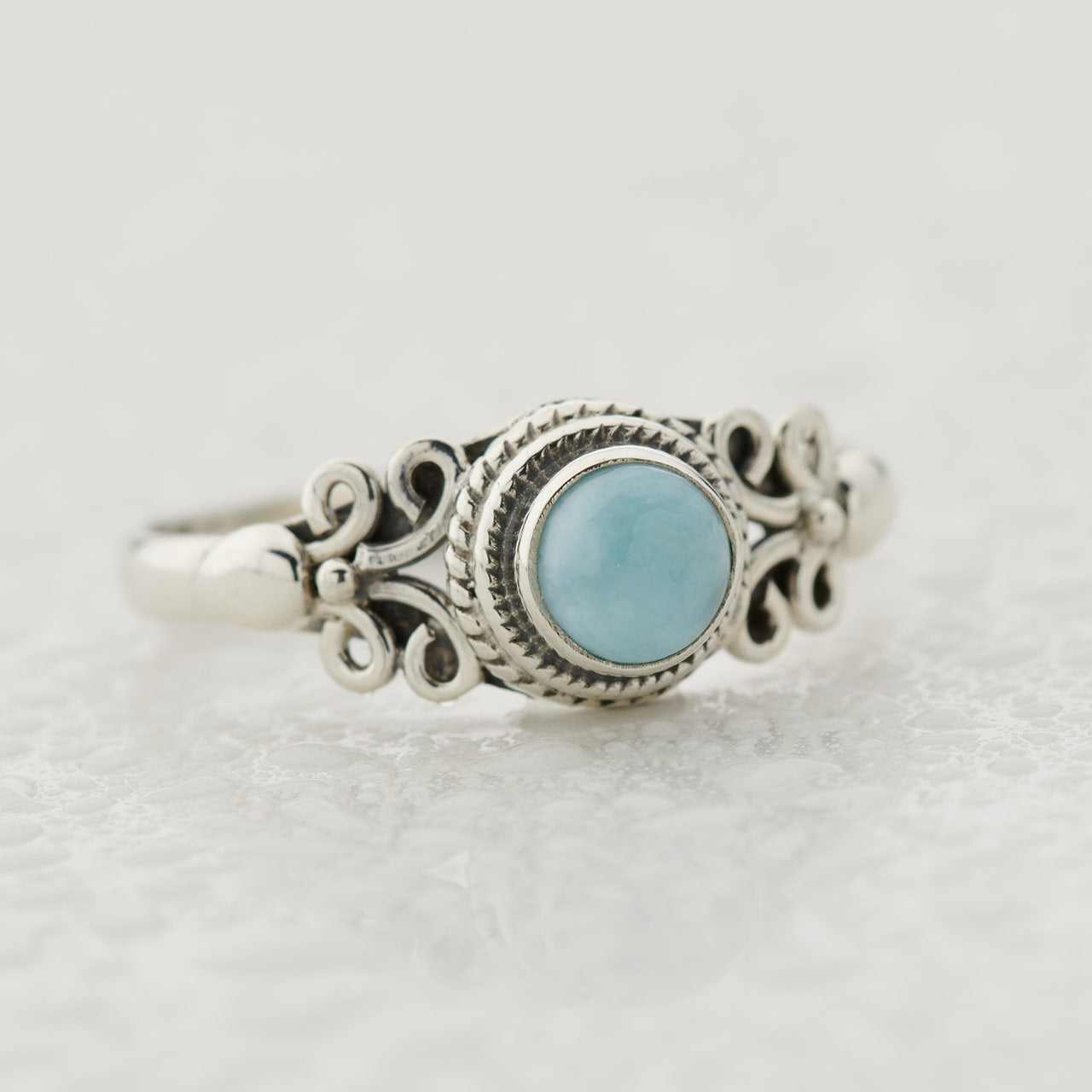 LARIMAR STERLING SILVER EDEN RING