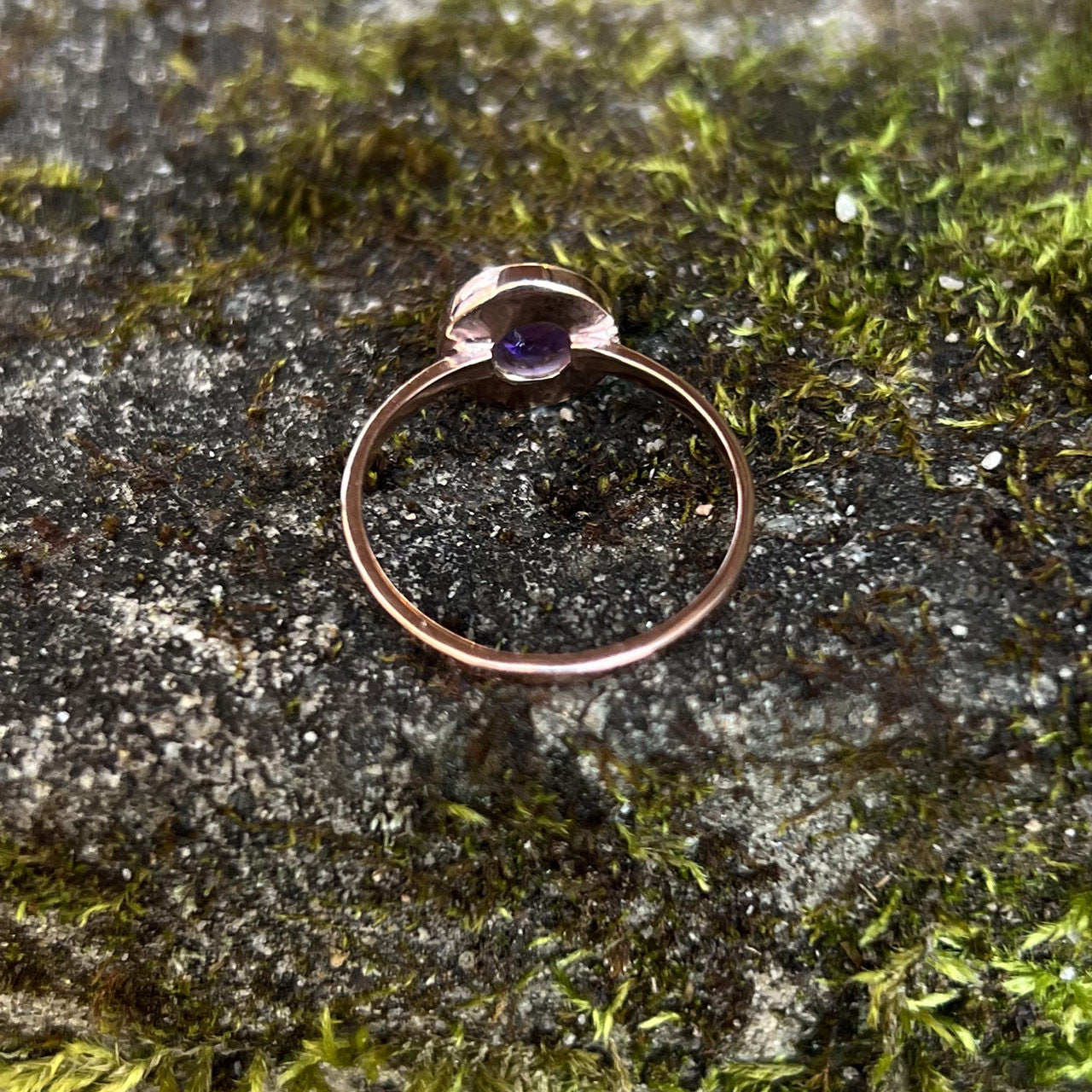 AMETHYST RING ROSE GOLD (50% Off Online Only)