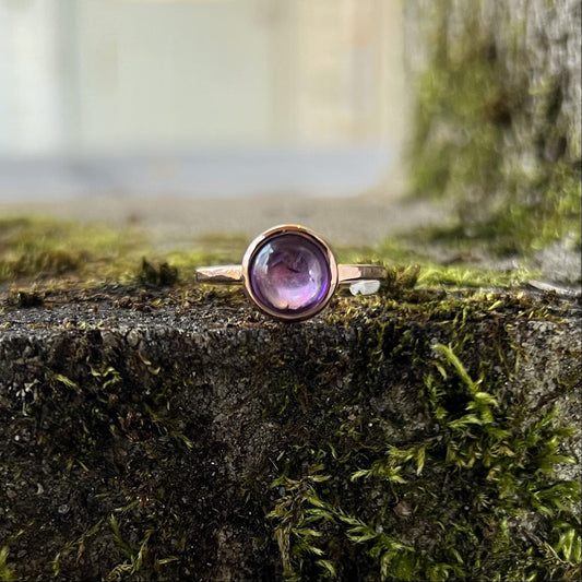 AMETHYST RING ROSE GOLD (50% Off Online Only)