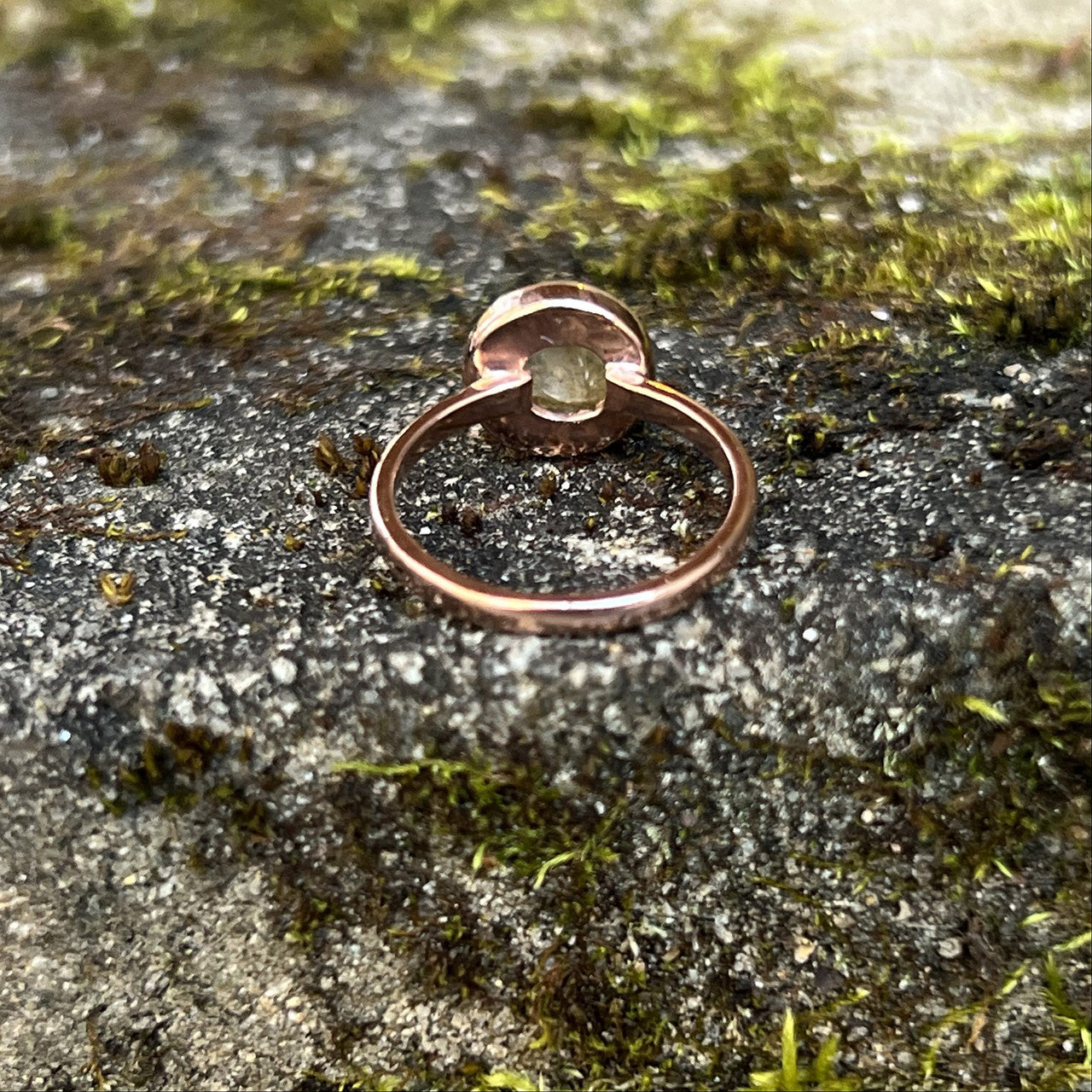 LABRADORITE RING ROSE GOLD (50% Off Online Only)