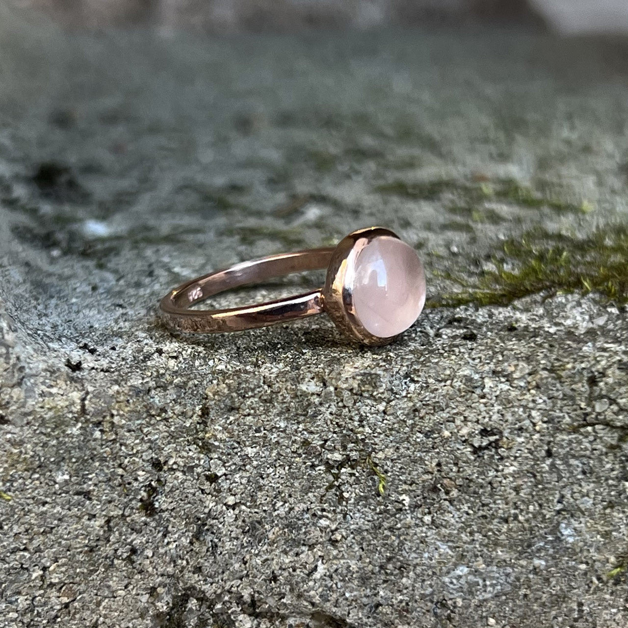 ROSE QUARTZ RING ROSE GOLD (50% Off Online Only)