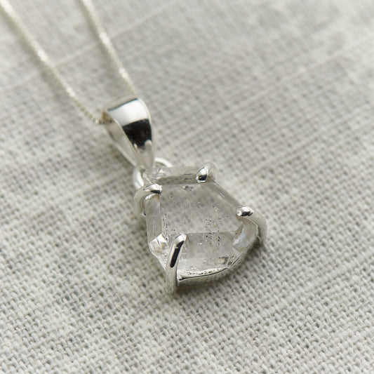 HERKIMER DIAMOND STERLING SILVER PENDANT