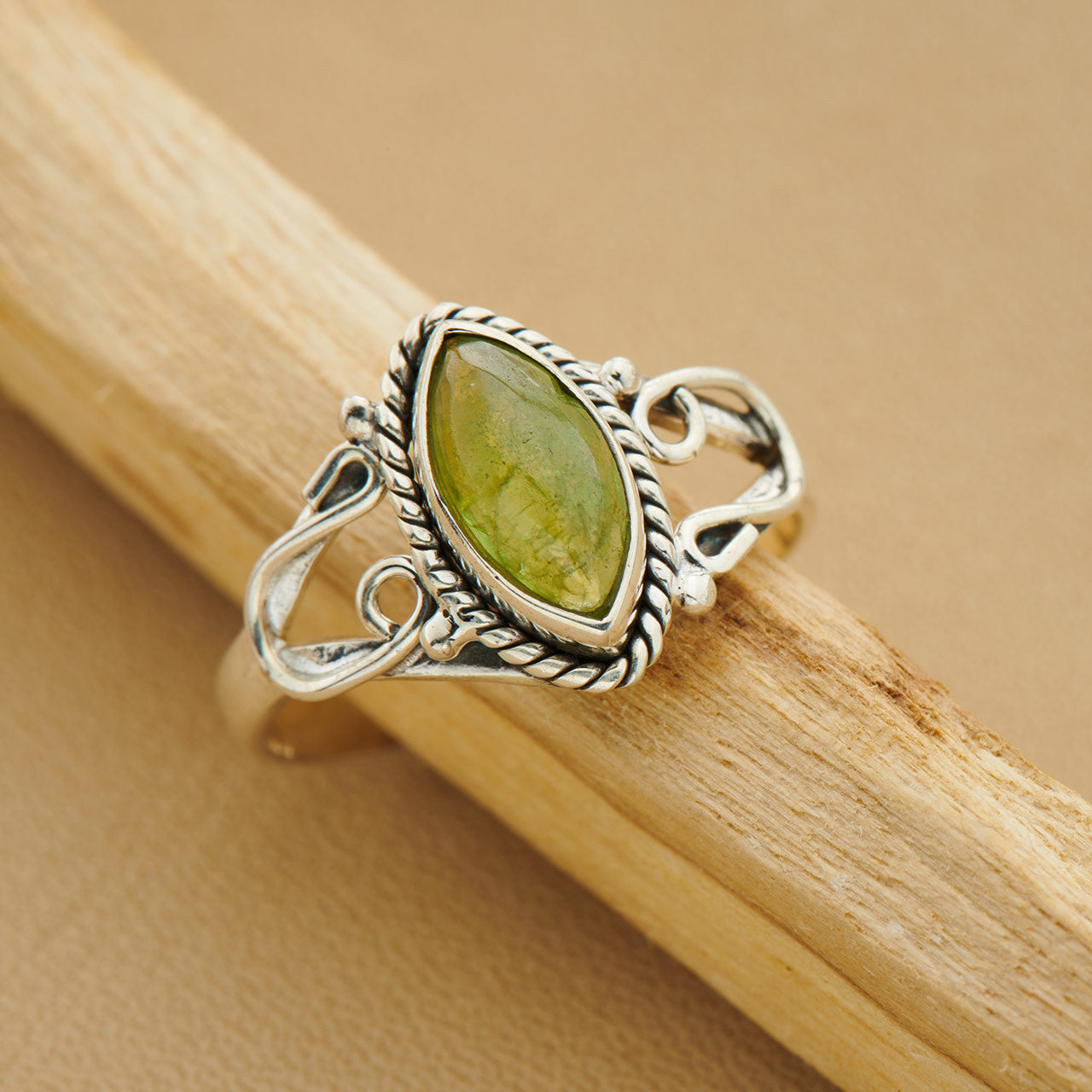 PERIDOT HORSESHOE RING (25% OFF Online Only)