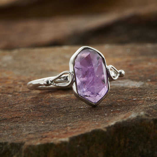 Amethyst Double Terminated Ring (30% OFF ONLINE ONLY)