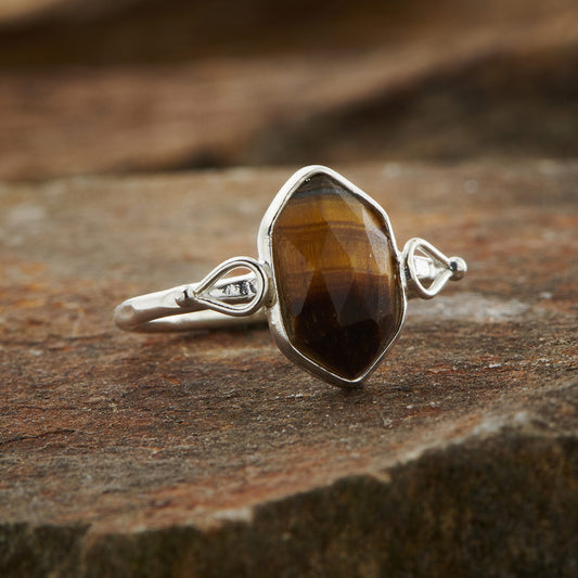 TIGER EYE Double Terminated ring (30% OFF ONLINE ONLY)