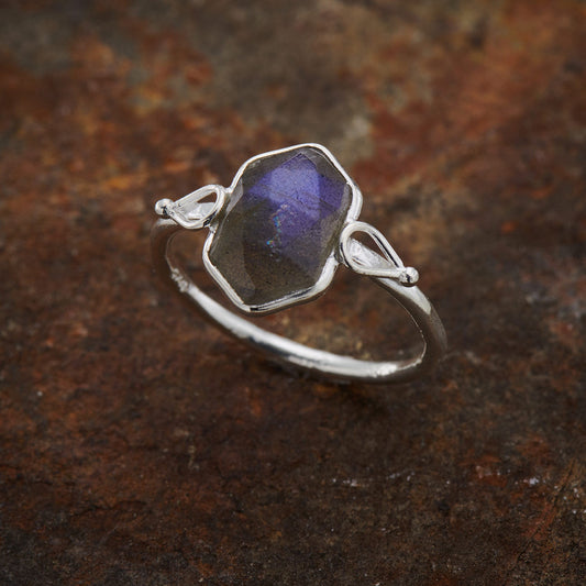 LABRADORITE Double Terminated Ring (30% OFF ONLINE ONLY)