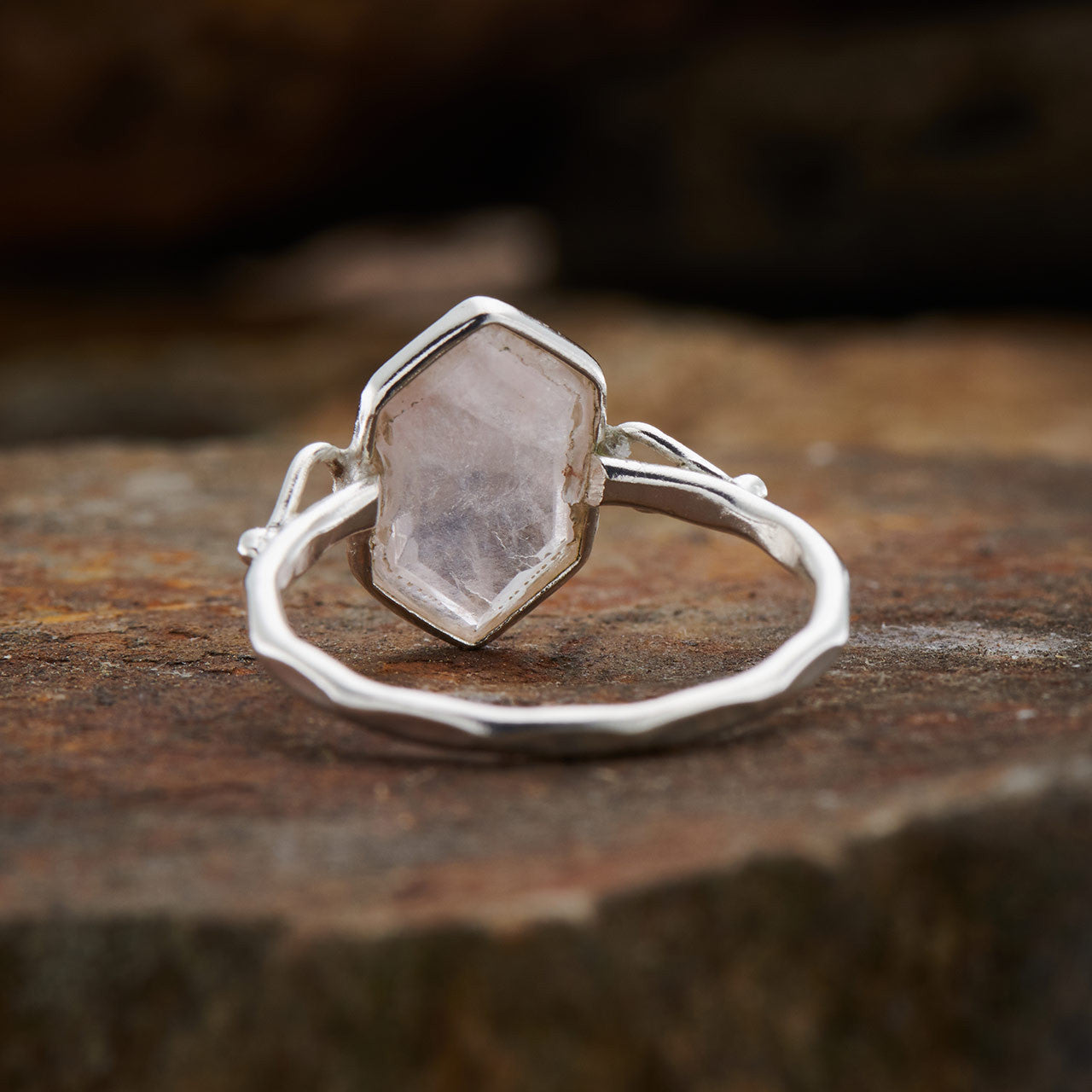 Rose Quartz Double Terminated Ring (30% OFF ONLINE ONLY)