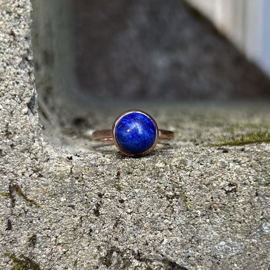 LAPIS RING ROSE GOLD (50% Off Online Only)