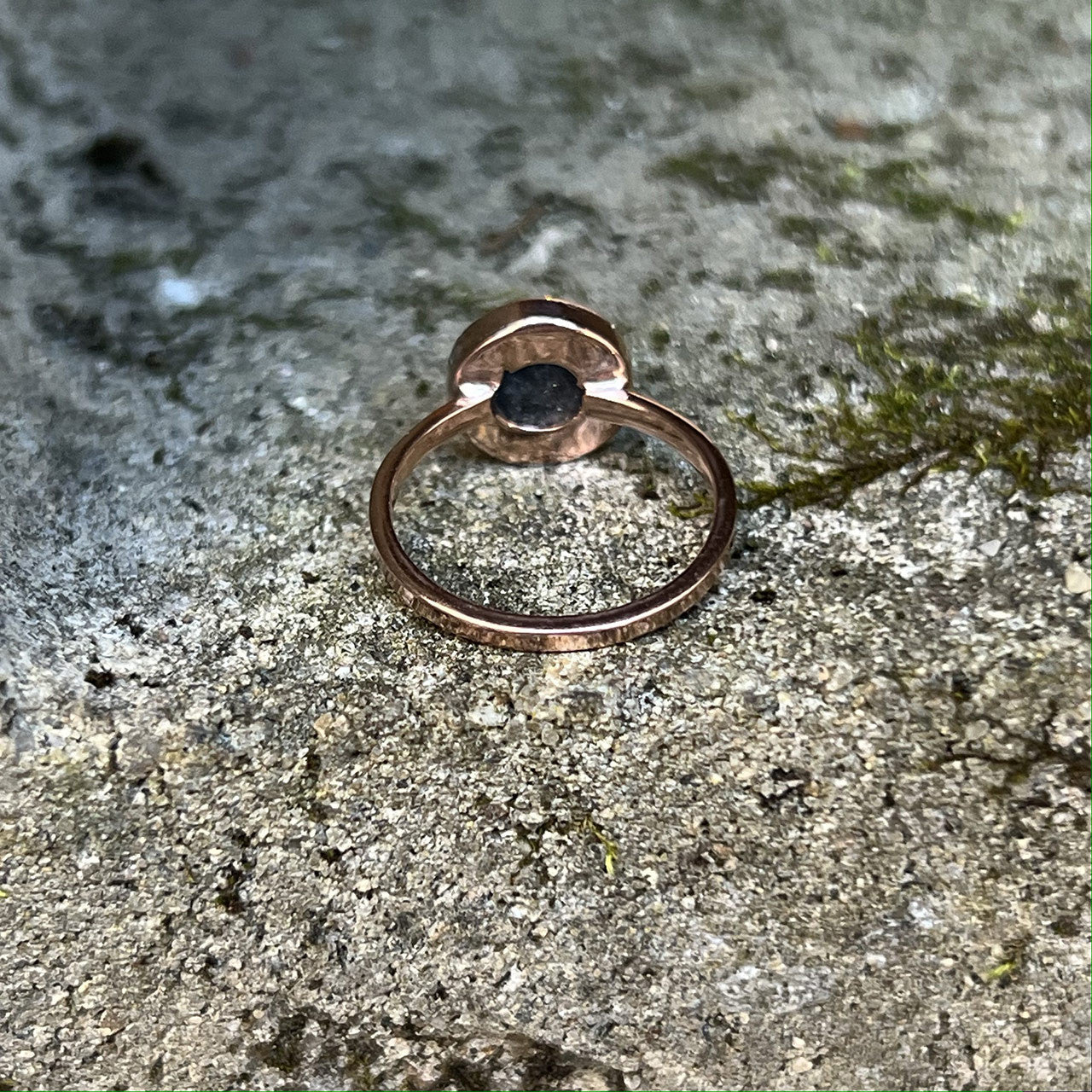 SAPPHIRE RING ROSE GOLD (50% Off Online Only)