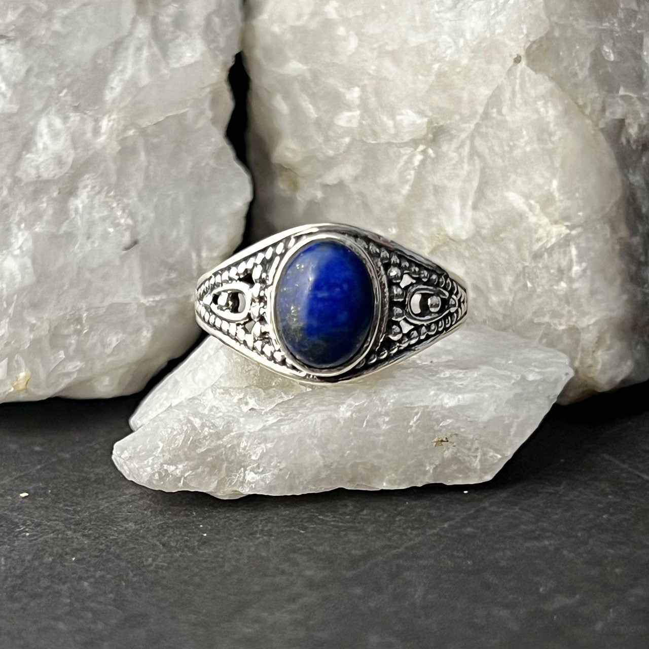 LAPIS LAZULI CLASS RING (50% Off Online Only)