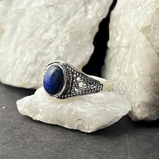 LAPIS LAZULI CLASS RING (50% Off Online Only)