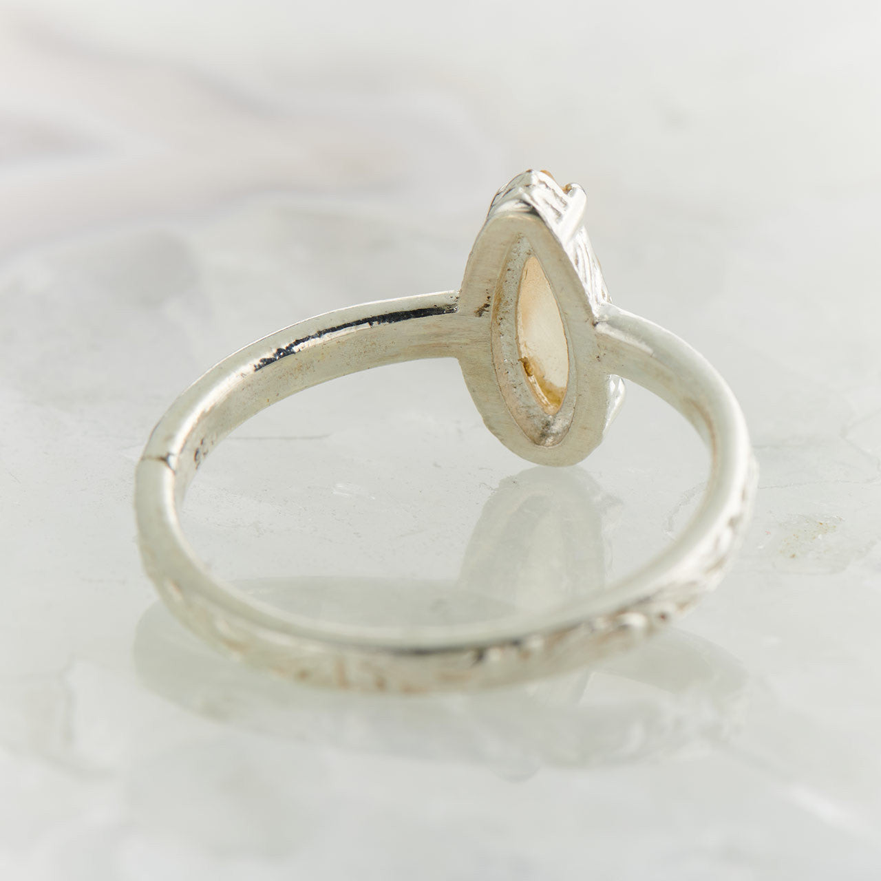 CITRINE CHECKER FILIGREE RING (50% Off Online Only)