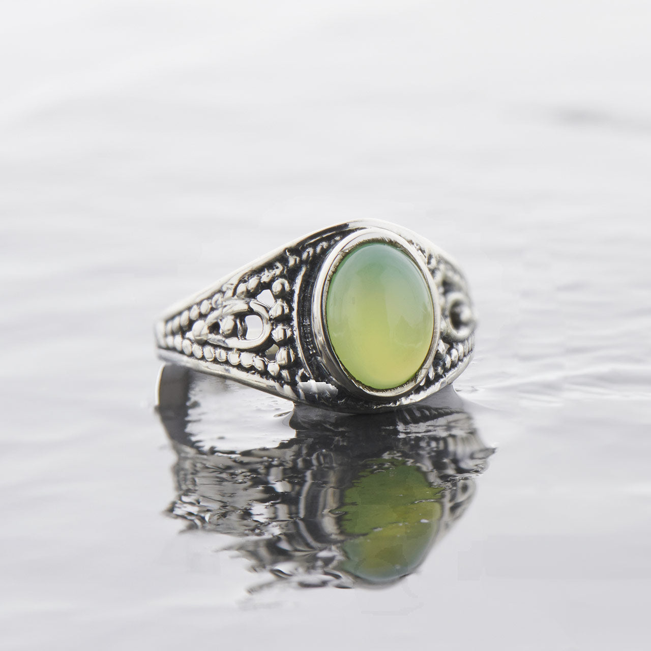 CHRYSOPRASE CLASS RING (50% Off Online Only)