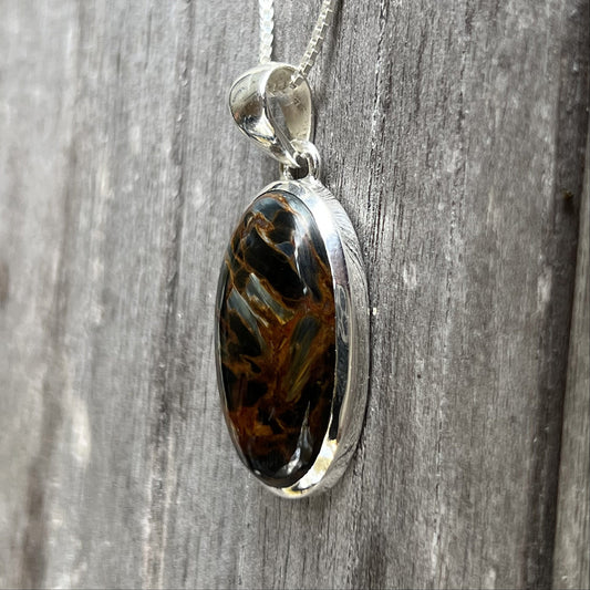 PIETERSITE STERLING SILVER PENDANT