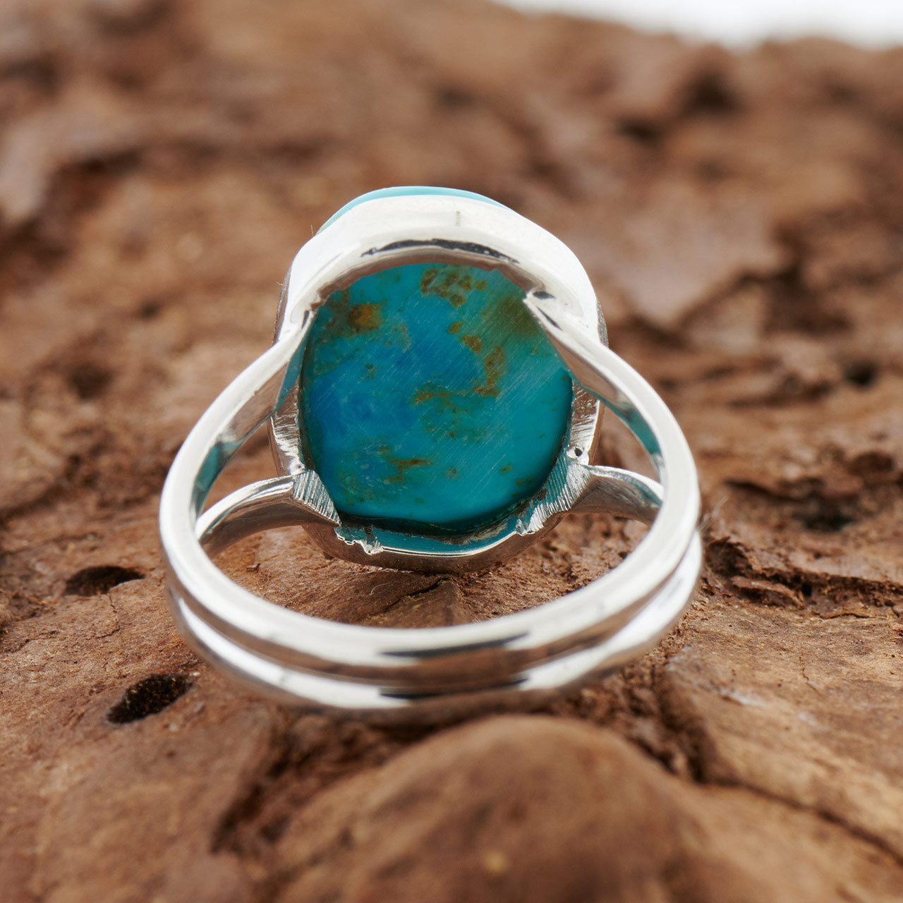 KINGMAN TURQUOISE STERLING SILVER RING