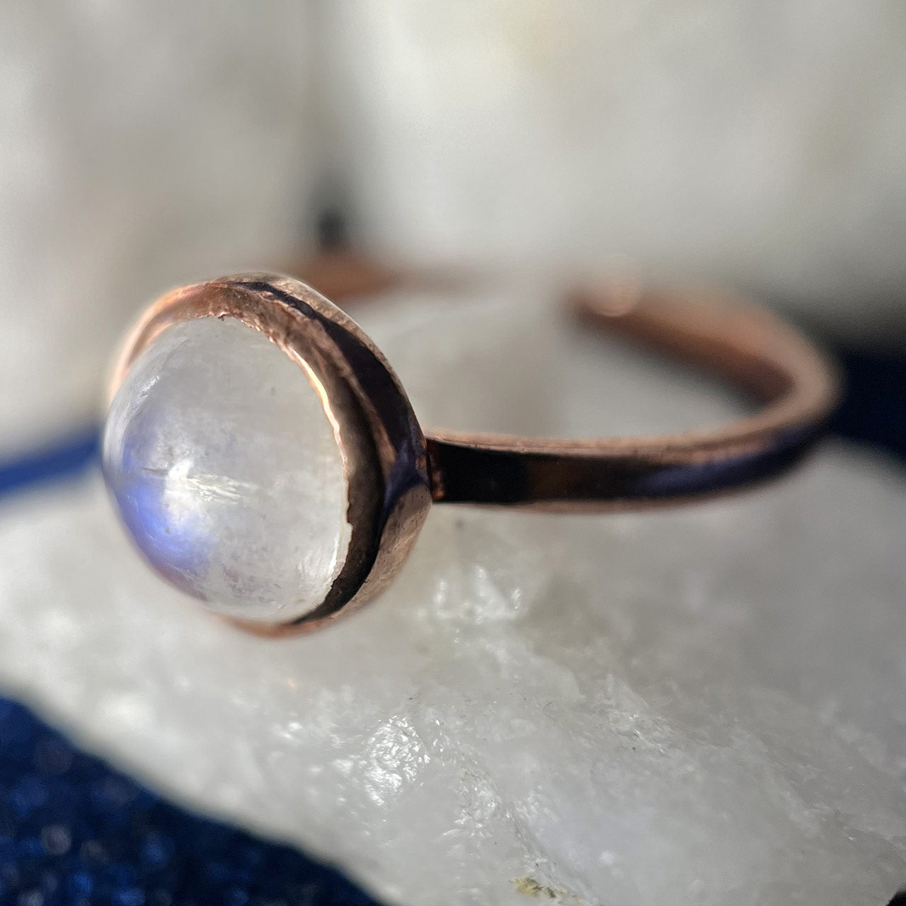 MOONSTONE ROSE GOLD RING (50% Off Online Only)