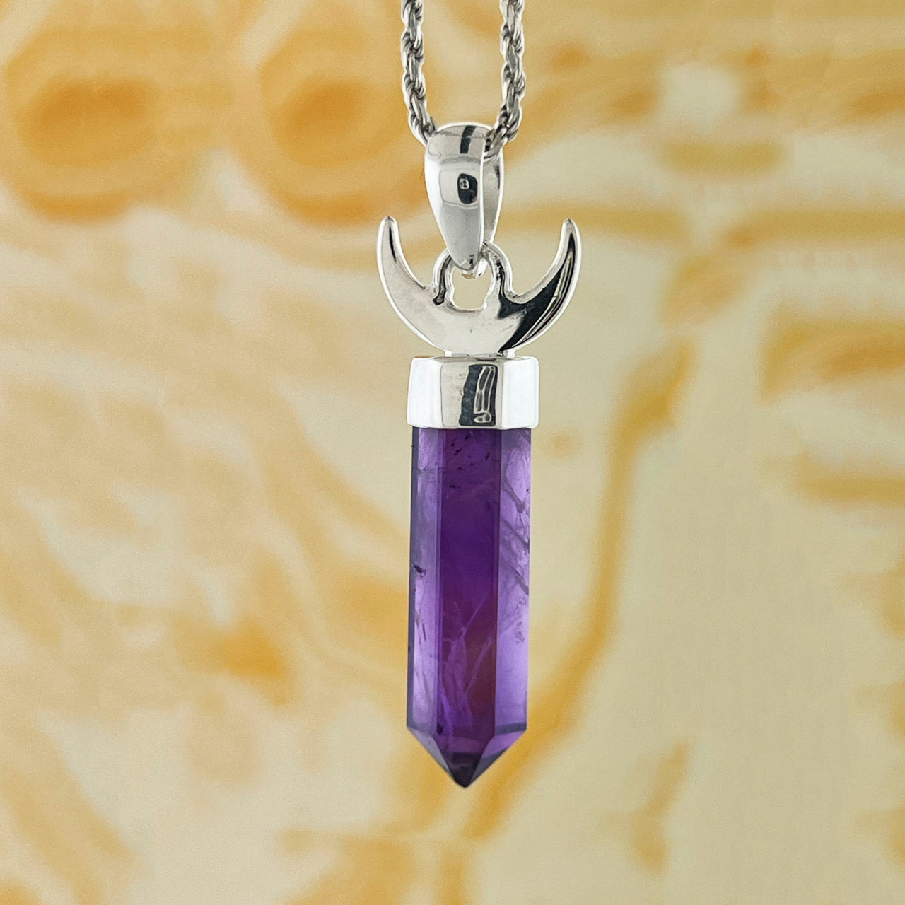 AMETHYST STERLING SILVER PENDANT