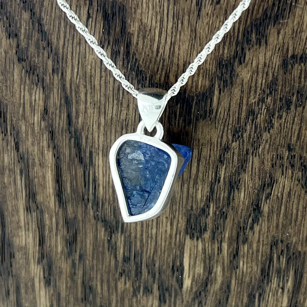 TANZANITE STERLING SILVER PENDANT