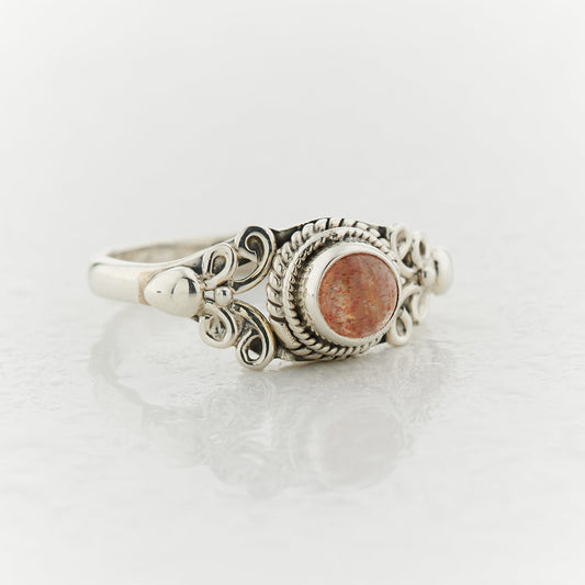 SUNSTONE STERLING SILVER EDEN RING