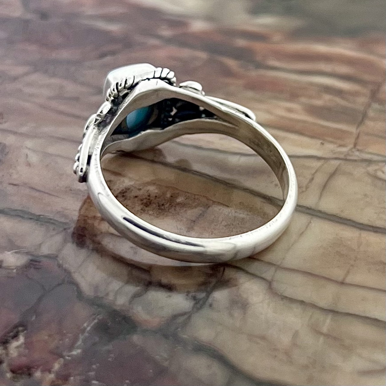 LARIMAR STERLING SILVER ORION RING