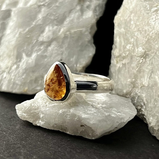 IMPERIAL TOPAZ STERLING SILVER RING