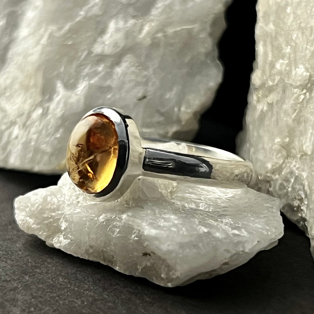 IMPERIAL TOPAZ STERLING SILVER RING