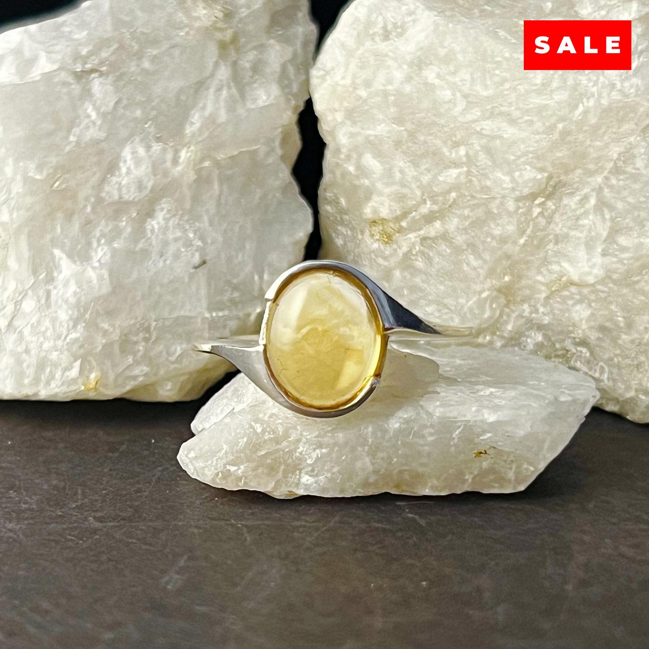 CITRINE RING CAB TWIST (50% Off Online only)