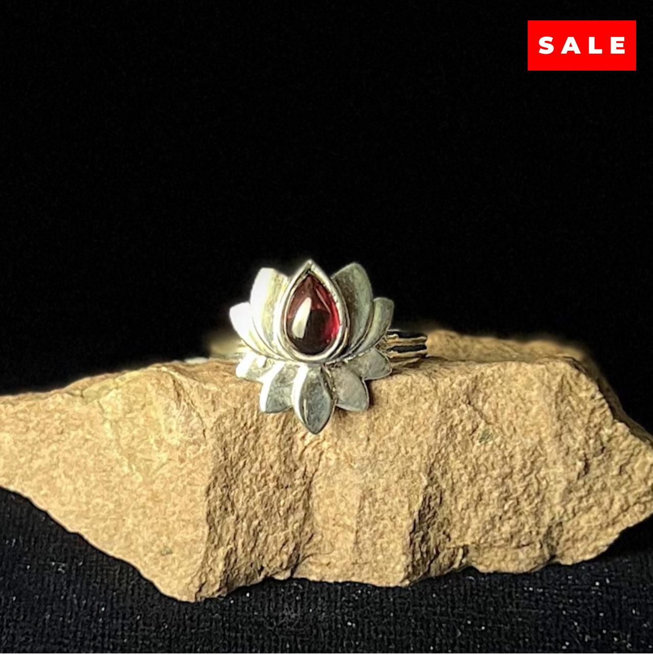 Garnet Ring LOTUS 2 (50% Off Online Only)