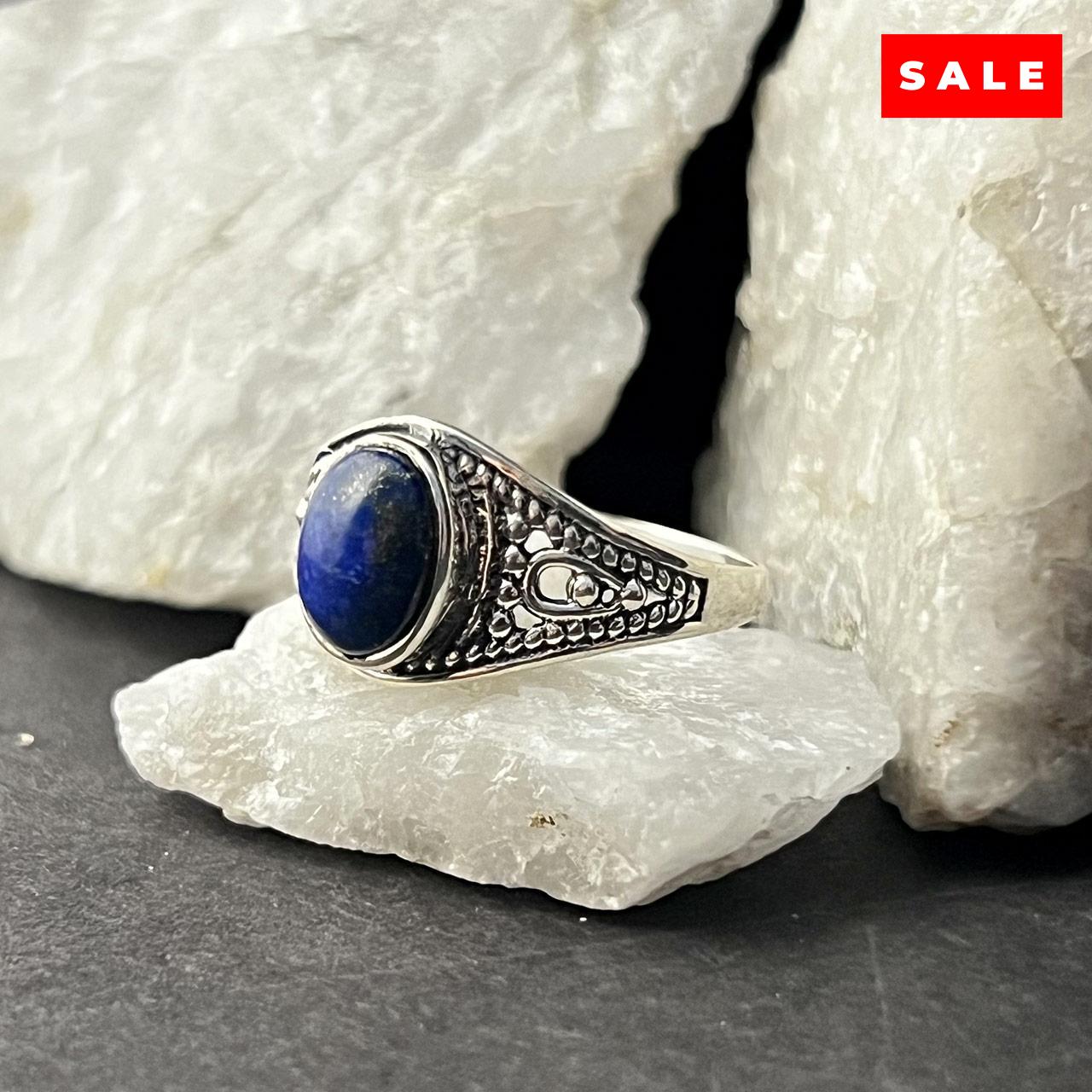 LAPIS LAZULI CLASS RING (50% Off Online Only)