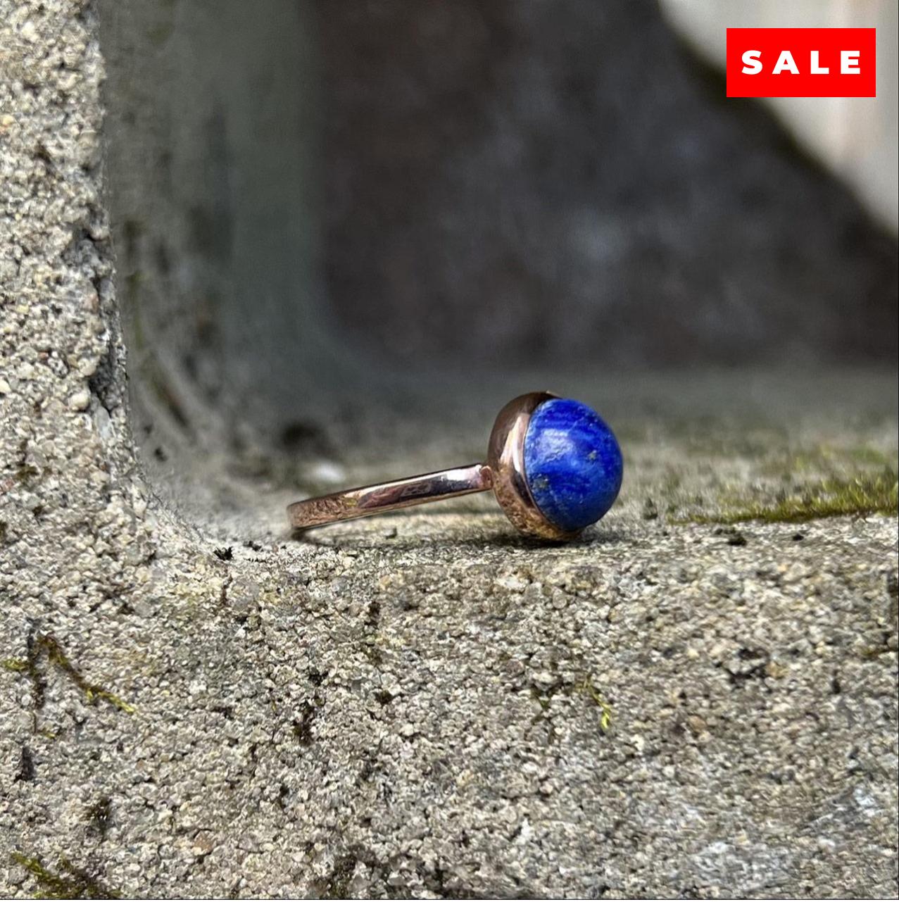 LAPIS RING ROSE GOLD (50% Off Online Only)