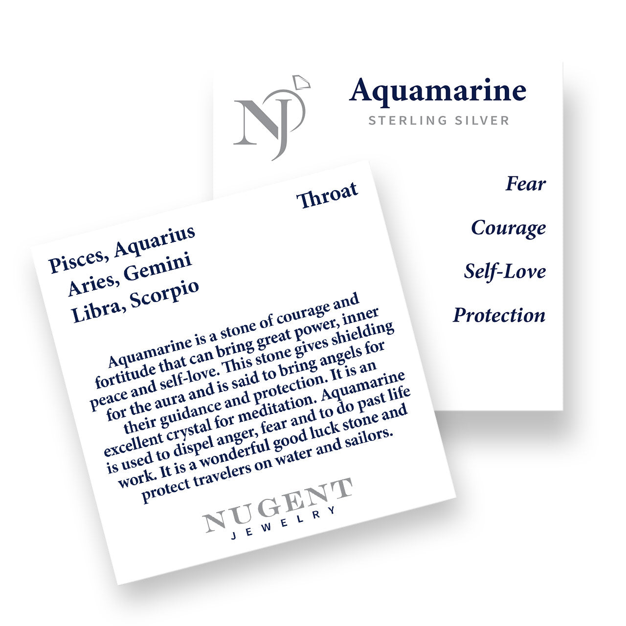 AQUAMARINE 10 PACK OF CARDS