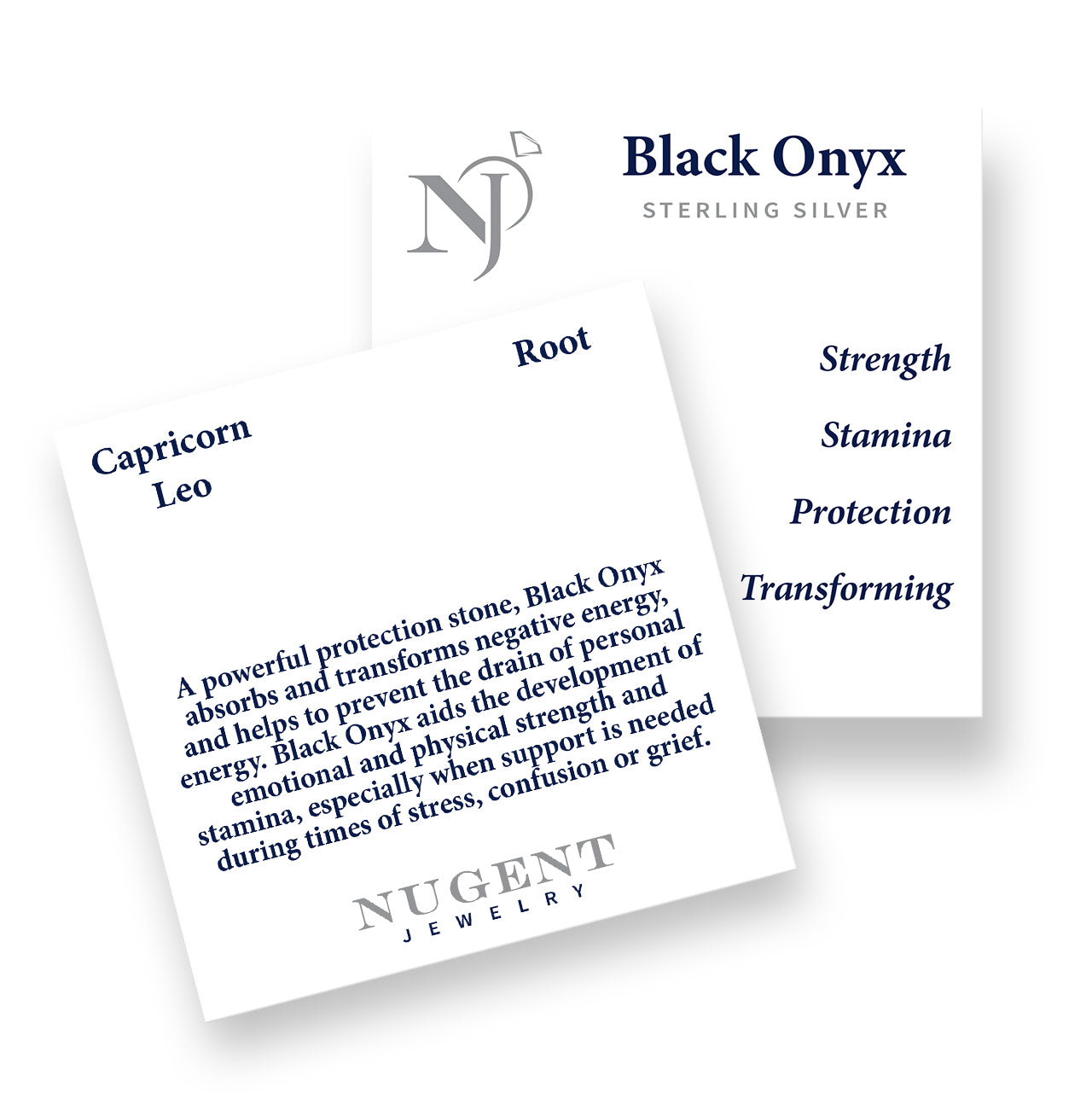 BLACK ONYX PRODUCT CARDS 10 PACK