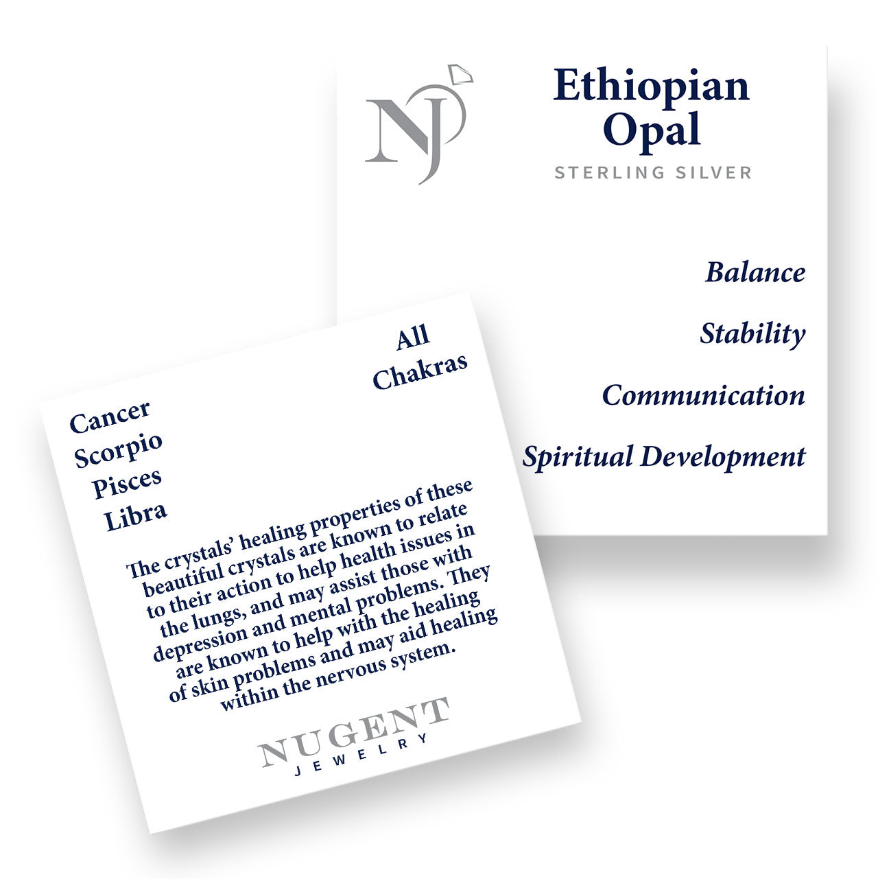 ETHIOPIAN OPAL 5 PACK OF CARDS