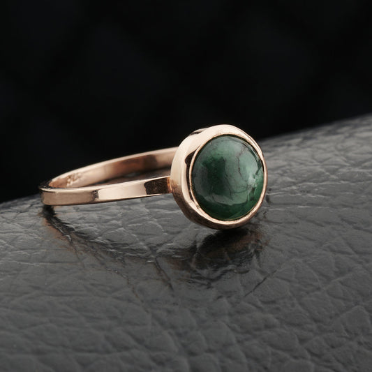 EMERALD RING ROSE GOLD (50% Off Online Only)