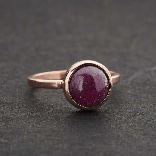 RUBY RING ROSE GOLD (50% Off Online Only)